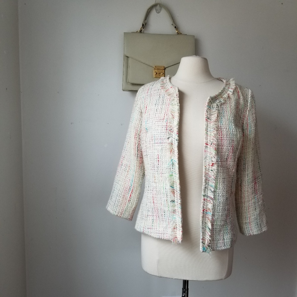 Cynthia Rowley Tweed BLazer SIZE MEDIUM